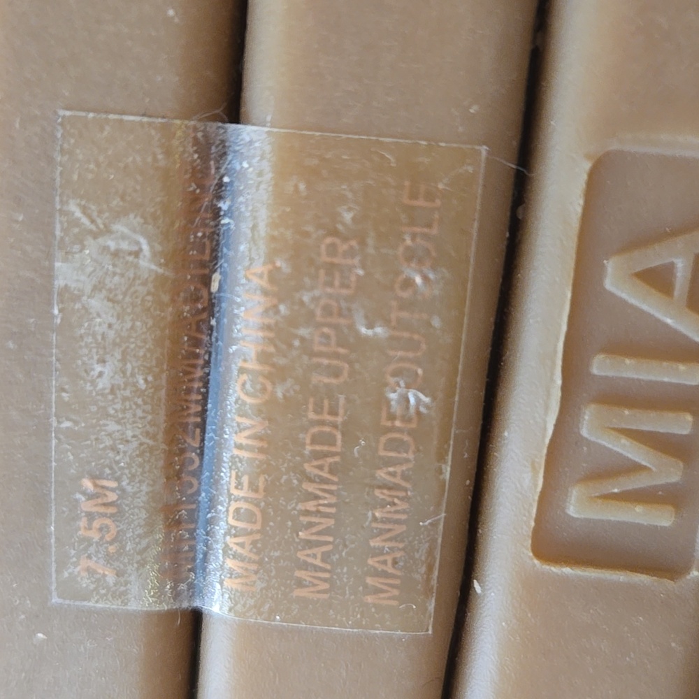MIA Brown Strappy Casual Sandals, 7.5, Comfortable, VGUC, Brown Casual Neutral - Picture 10 of 10